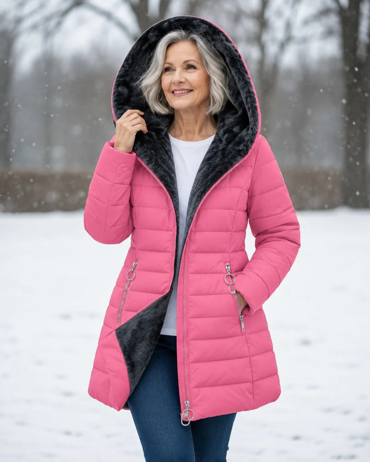 Georgina | Cappotto Imbottito con Fodera in Pile