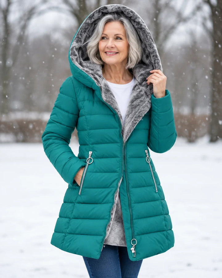Georgina | Cappotto Imbottito con Fodera in Pile