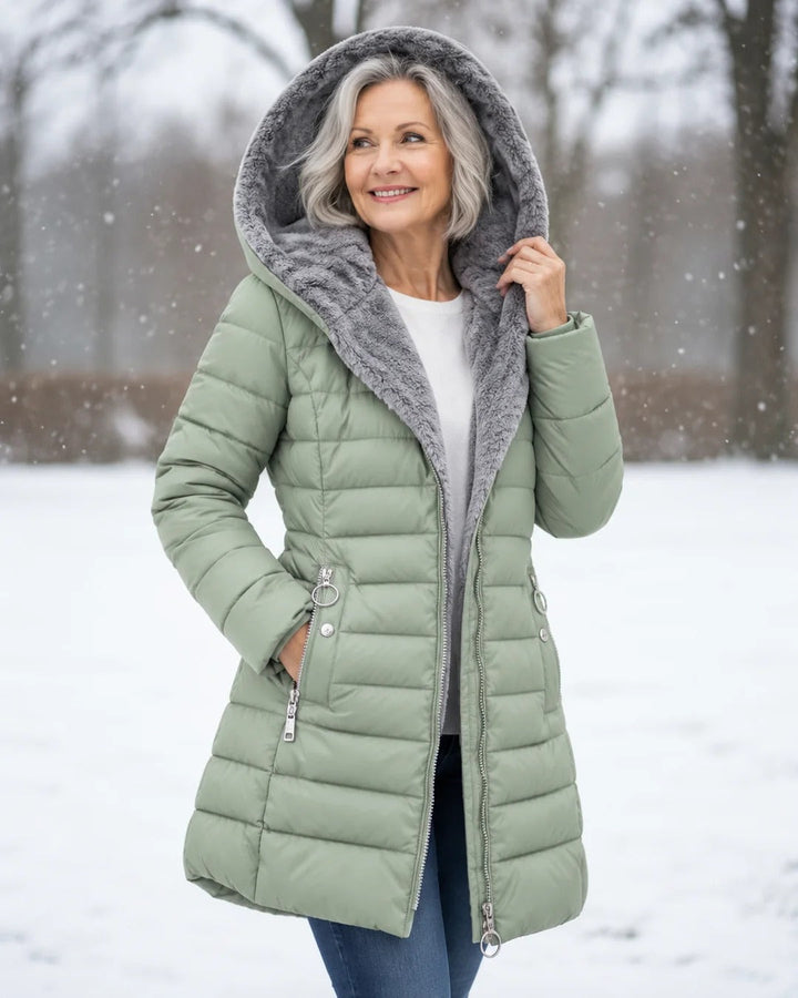 Georgina | Cappotto Imbottito con Fodera in Pile