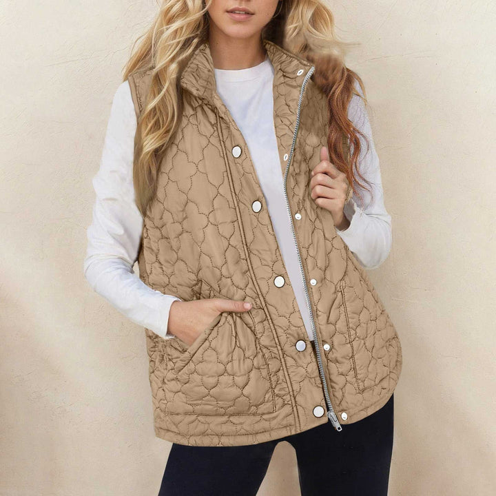 GILET QUILTATO CALDO DA DONNA