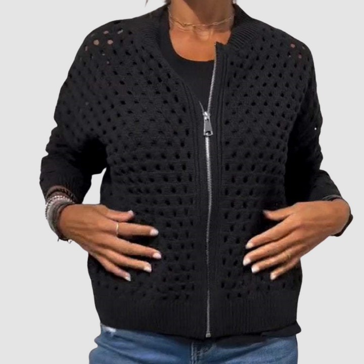 CARDIGAN LAVORATO A MAGLIA ELEGANTE PER DONNE