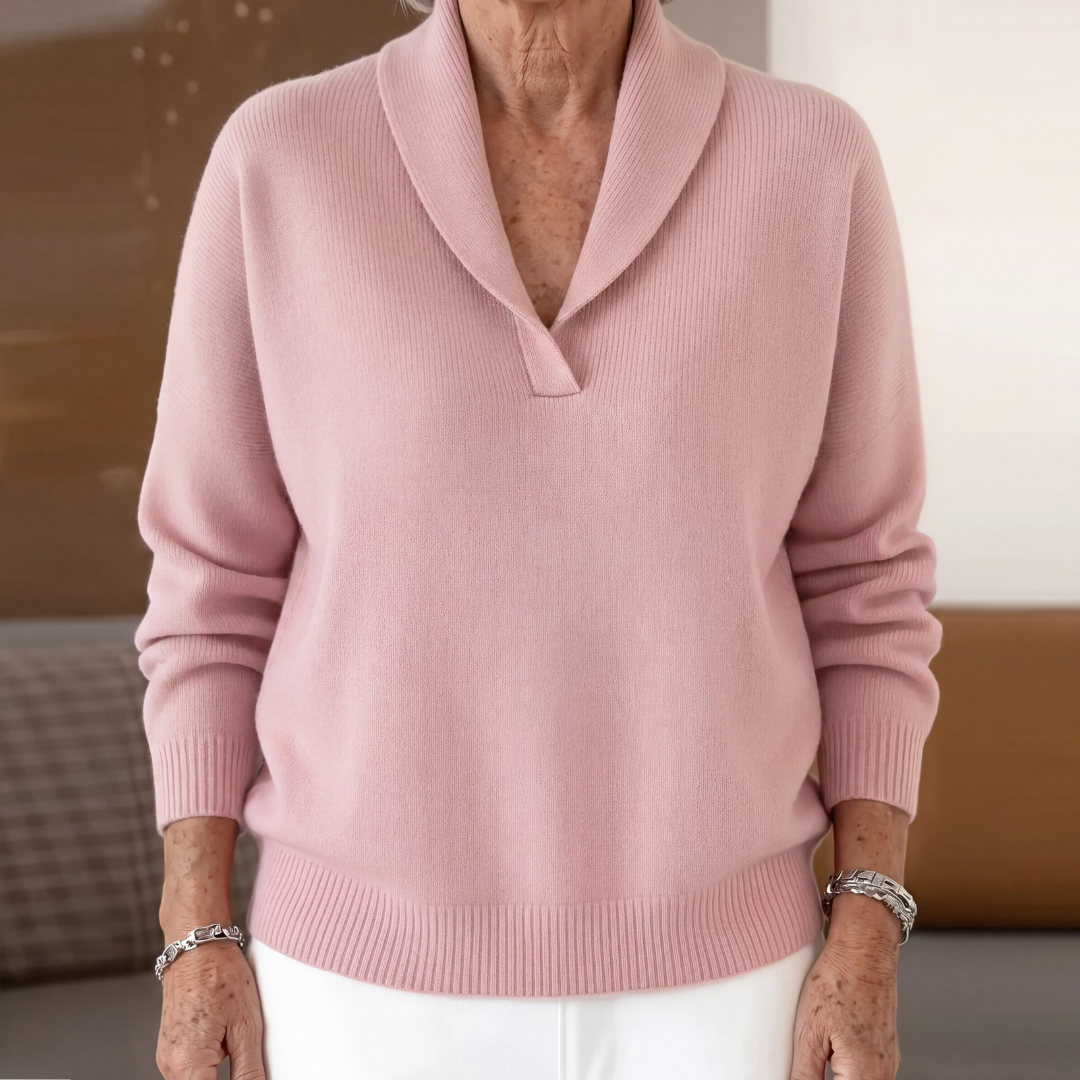 LIVIA ITALIA | MAGLIONE AMPIO A COLLO A V PER DONNE