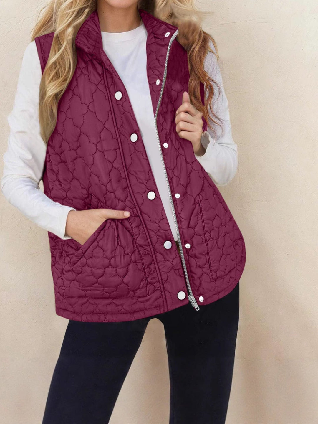 GILET QUILTATO CALDO DA DONNA