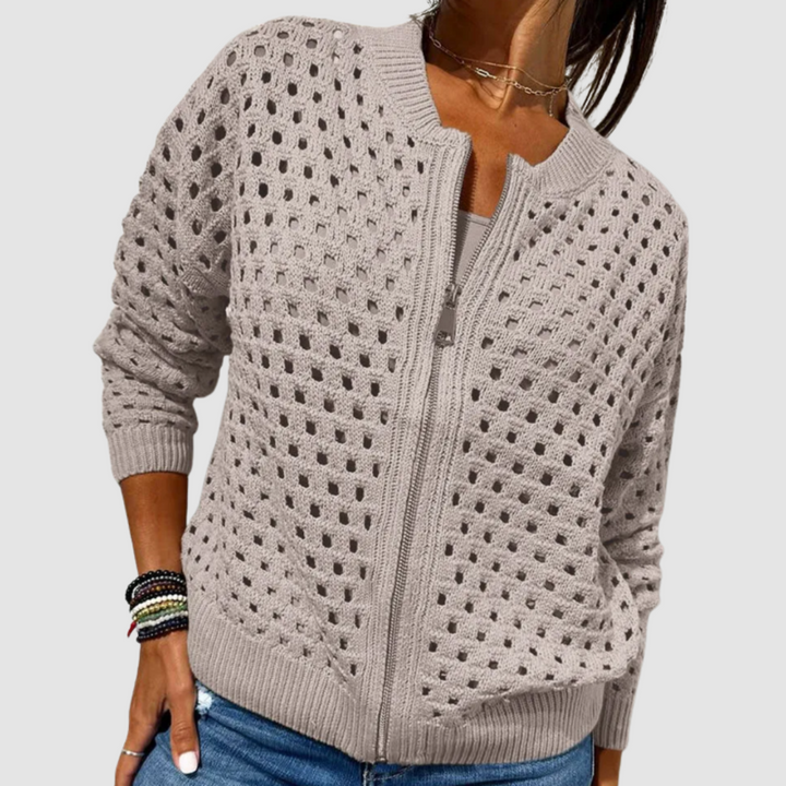 CARDIGAN LAVORATO A MAGLIA ELEGANTE PER DONNE