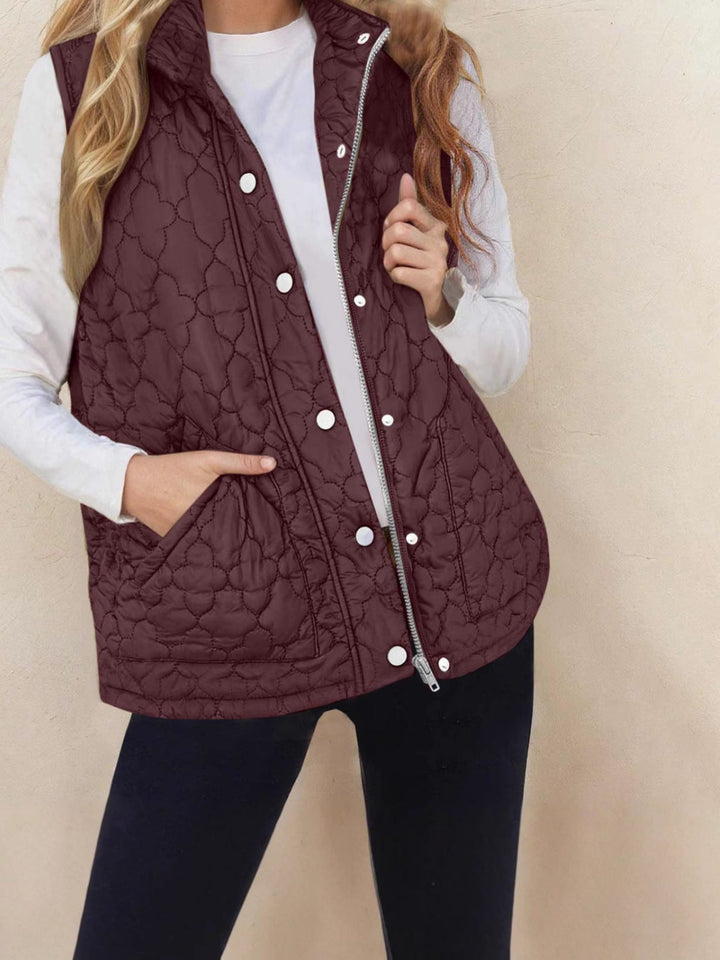 GILET QUILTATO CALDO DA DONNA