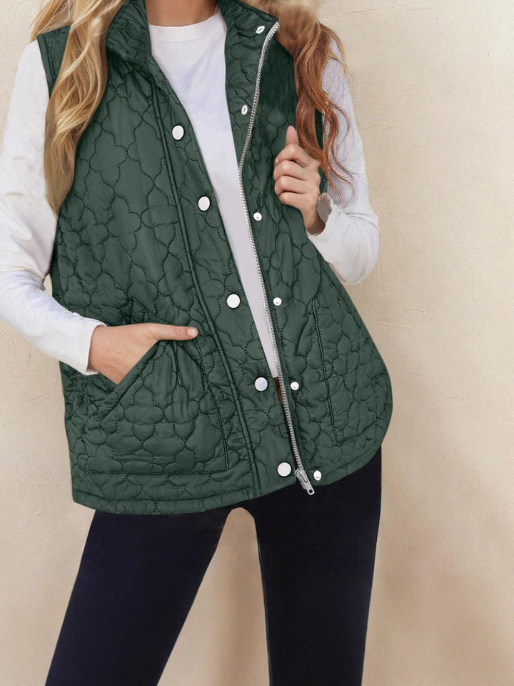 GILET QUILTATO CALDO DA DONNA