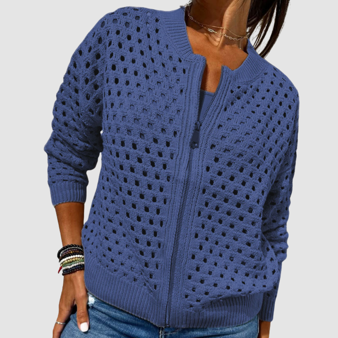 CARDIGAN LAVORATO A MAGLIA ELEGANTE PER DONNE
