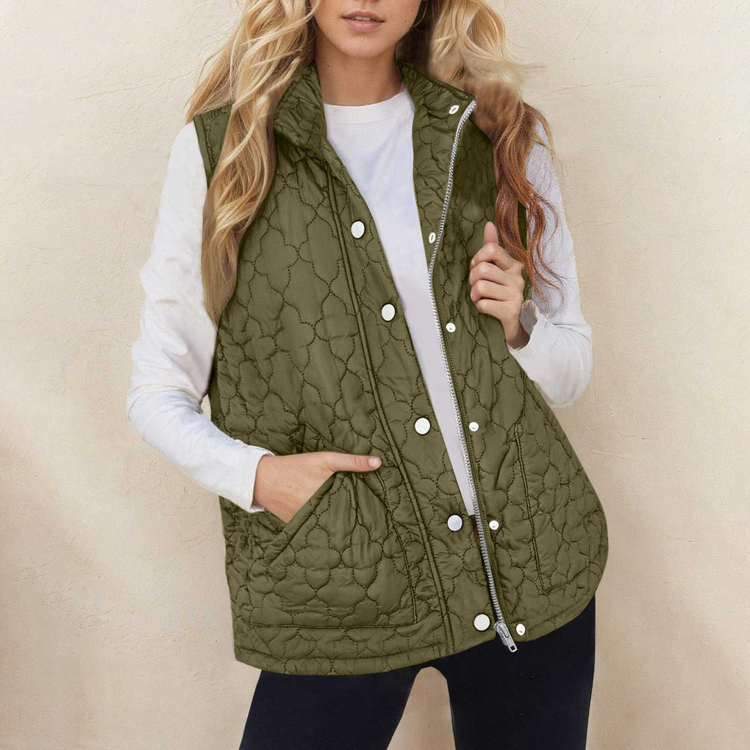 GILET QUILTATO CALDO DA DONNA