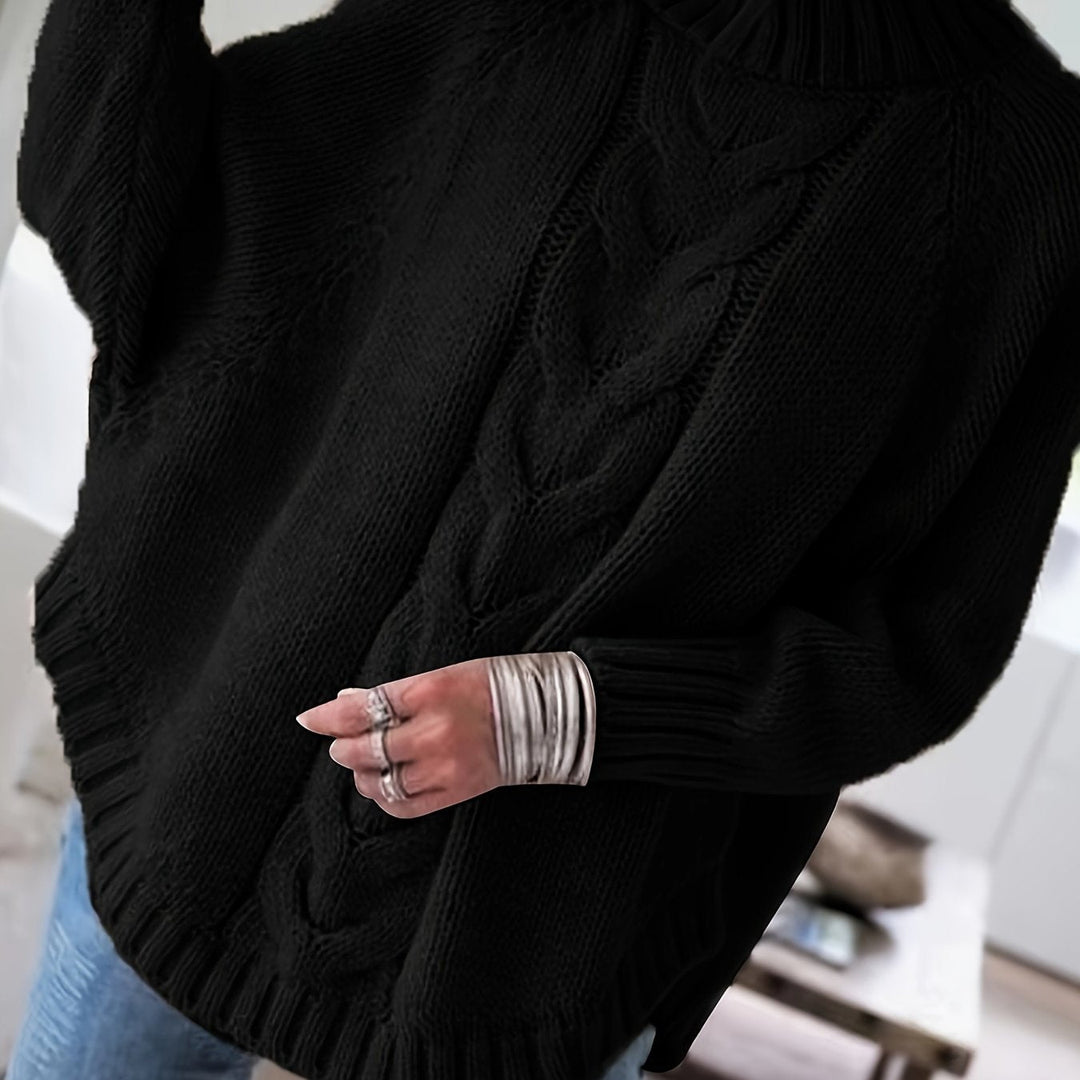 MAGLIONE A COSTINE CON ORLO A CAMPANA PER DONNE
