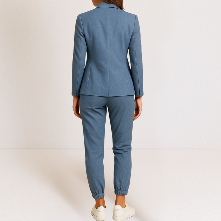 SET BLAZER E PANTALONI ELEGANTE DA DONNA