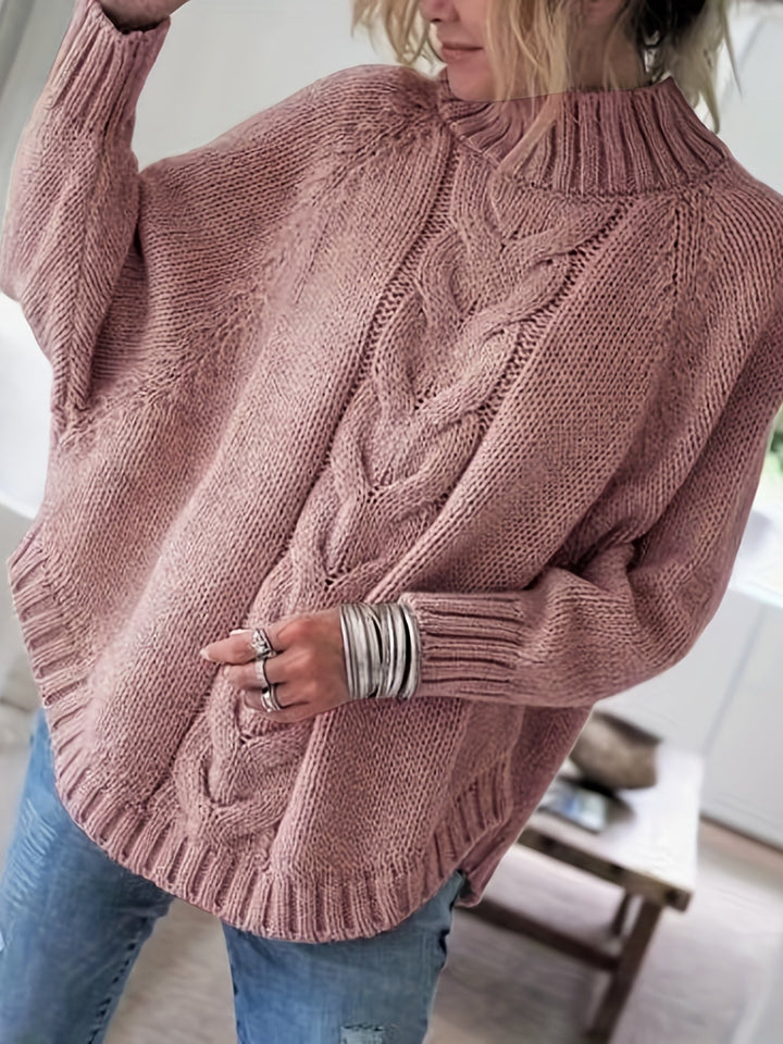 MAGLIONE A COSTINE CON ORLO A CAMPANA PER DONNE