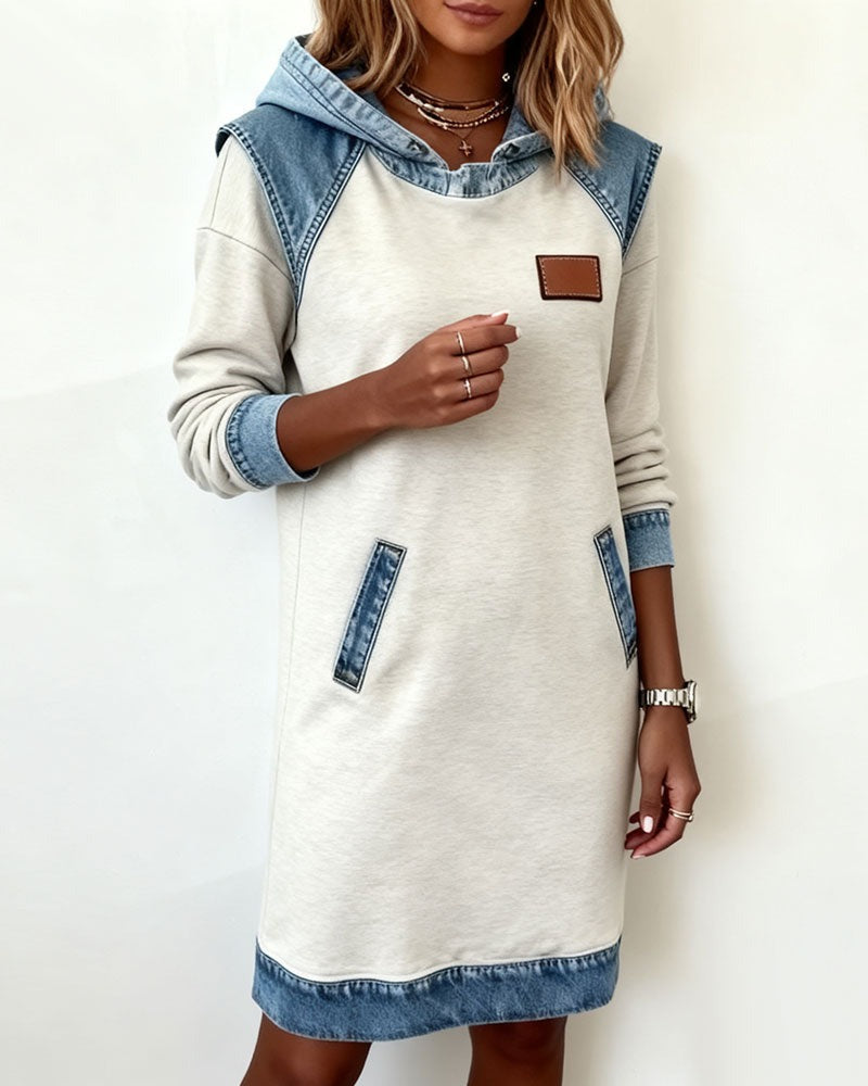 ABITO FELPA DONNA STILE DENIM