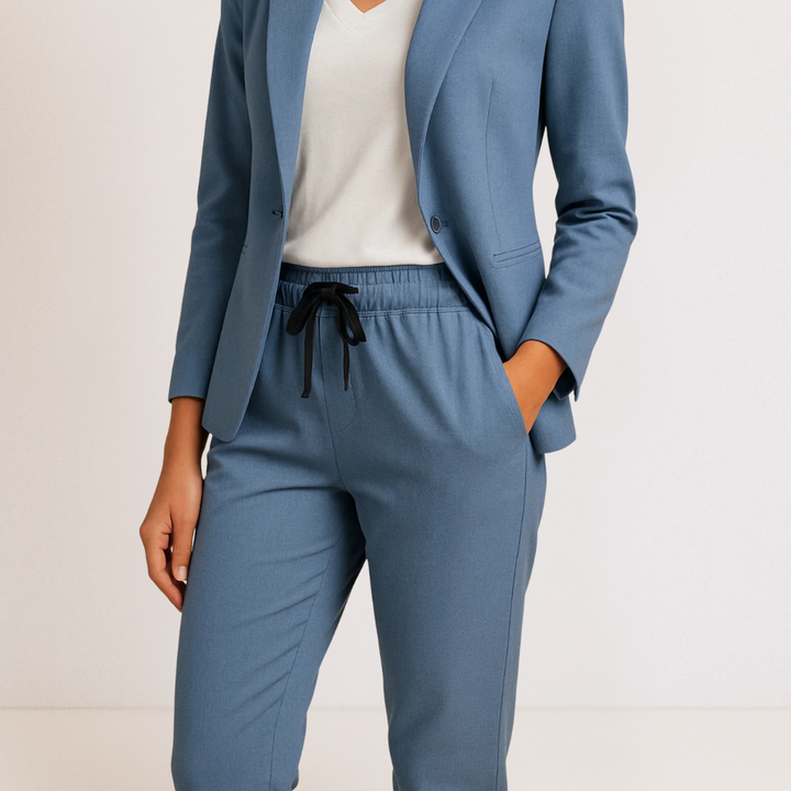 SET BLAZER E PANTALONI ELEGANTE DA DONNA