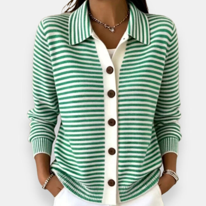 Ninetta | Cardigan a righe con bottoni