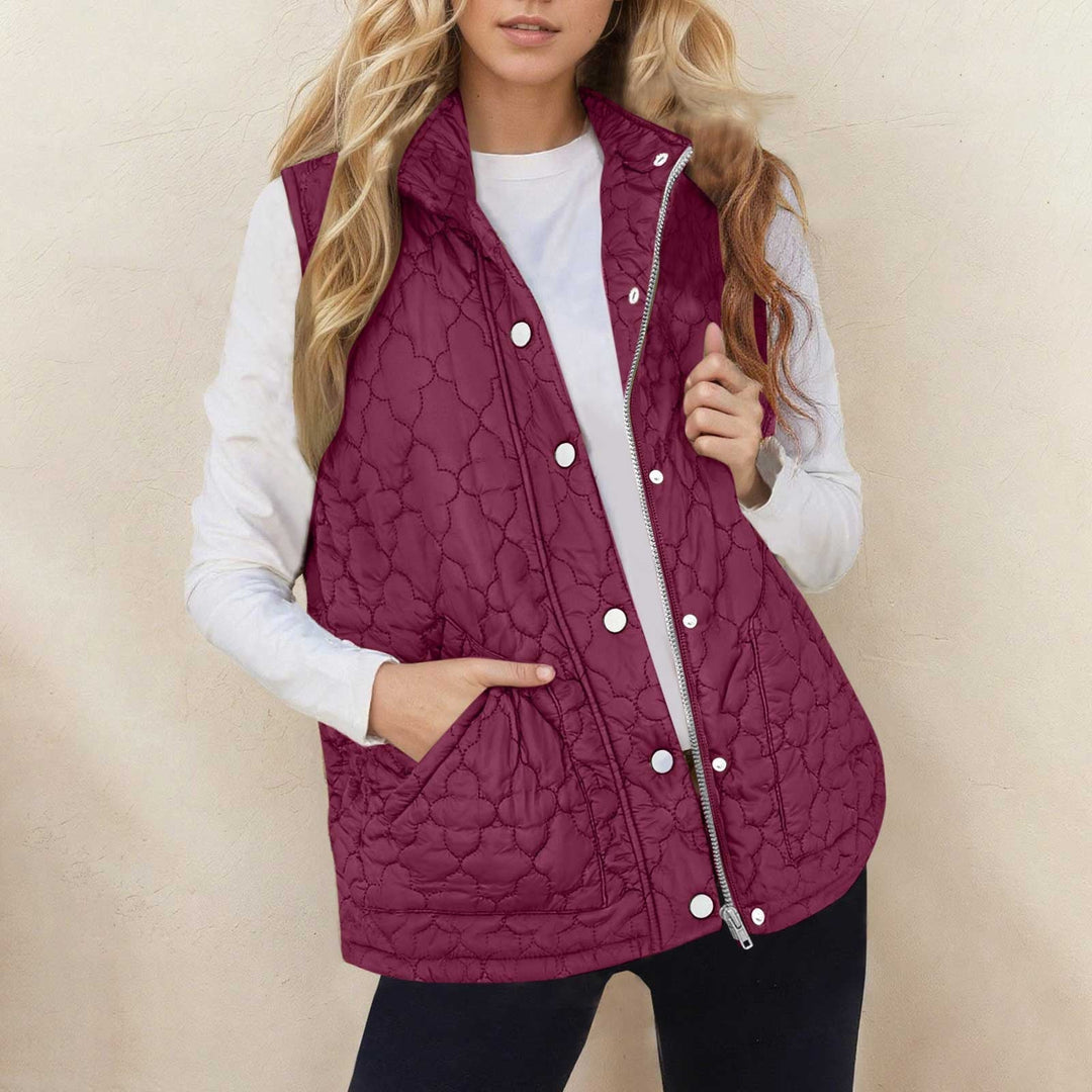 GILET QUILTATO CALDO DA DONNA