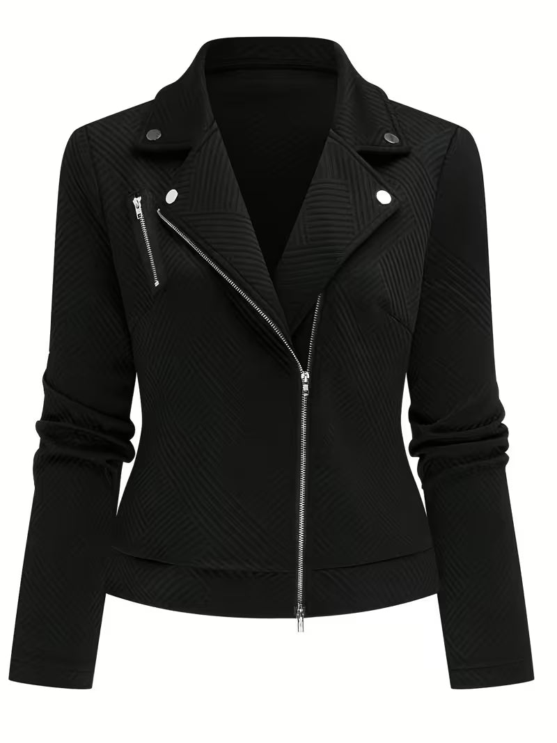 GIACCA BIKER GEOMETRICA PER DONNE