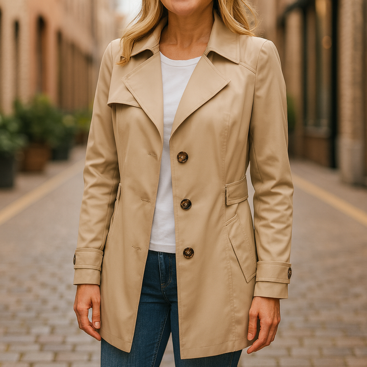 TRENCH COAT ELEGANTE DA DONNA PER L&