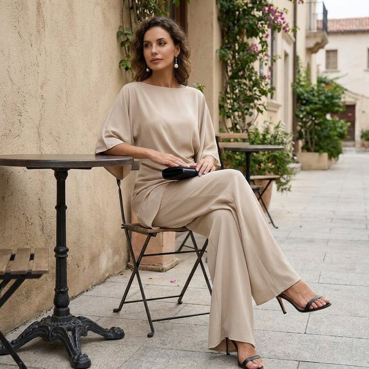 SET DUE PEZZI CON PANTALONI LARGHI DRAPE&