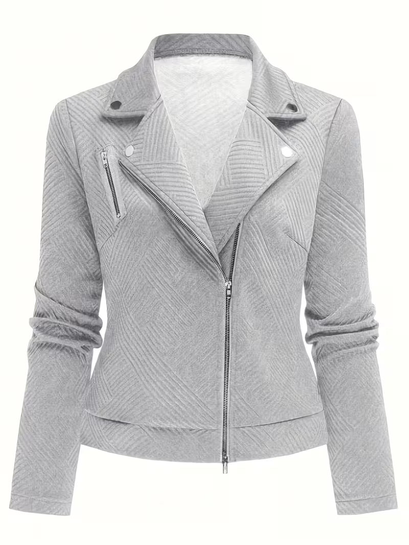 GIACCA BIKER GEOMETRICA PER DONNE