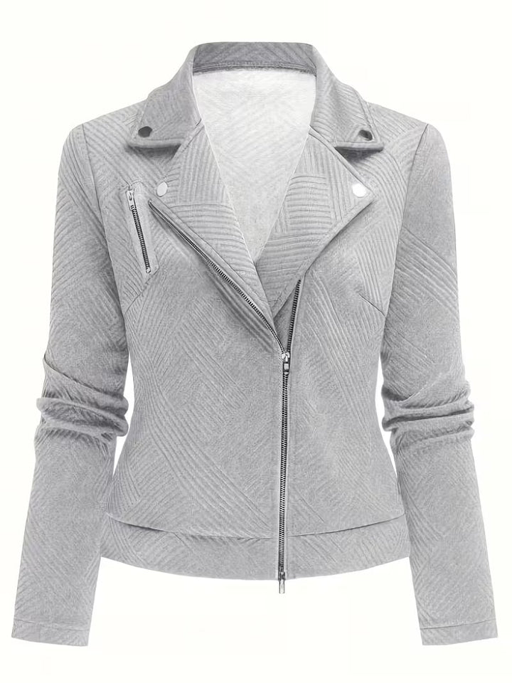 GIACCA BIKER GEOMETRICA PER DONNE