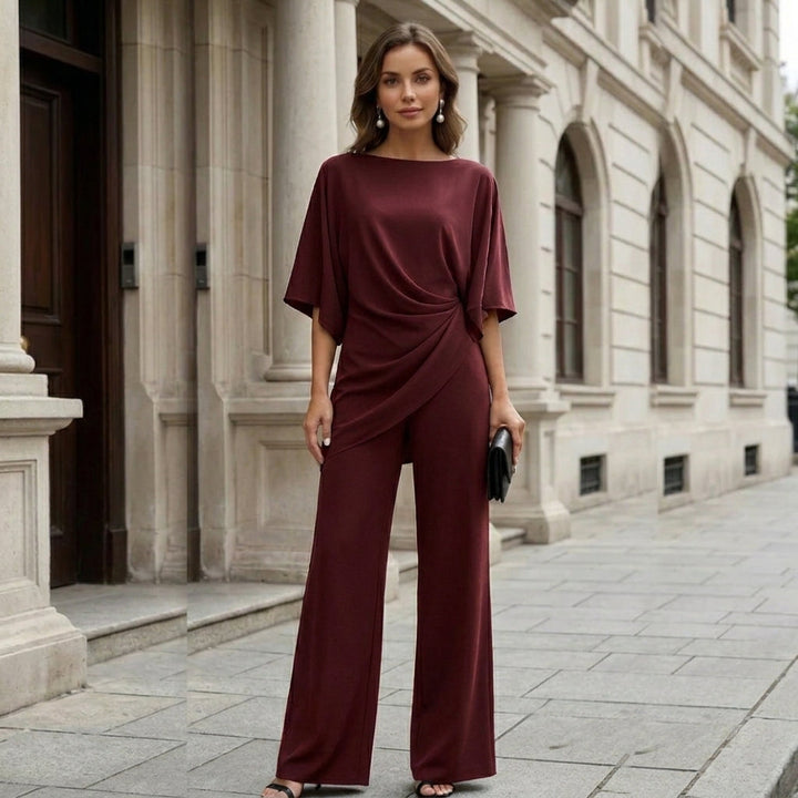 SET DUE PEZZI CON PANTALONI LARGHI DRAPE&