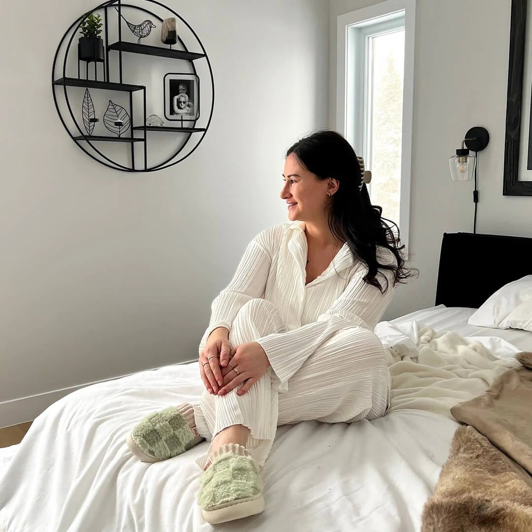 Kuschel - Karo - Pantoffeln - livia