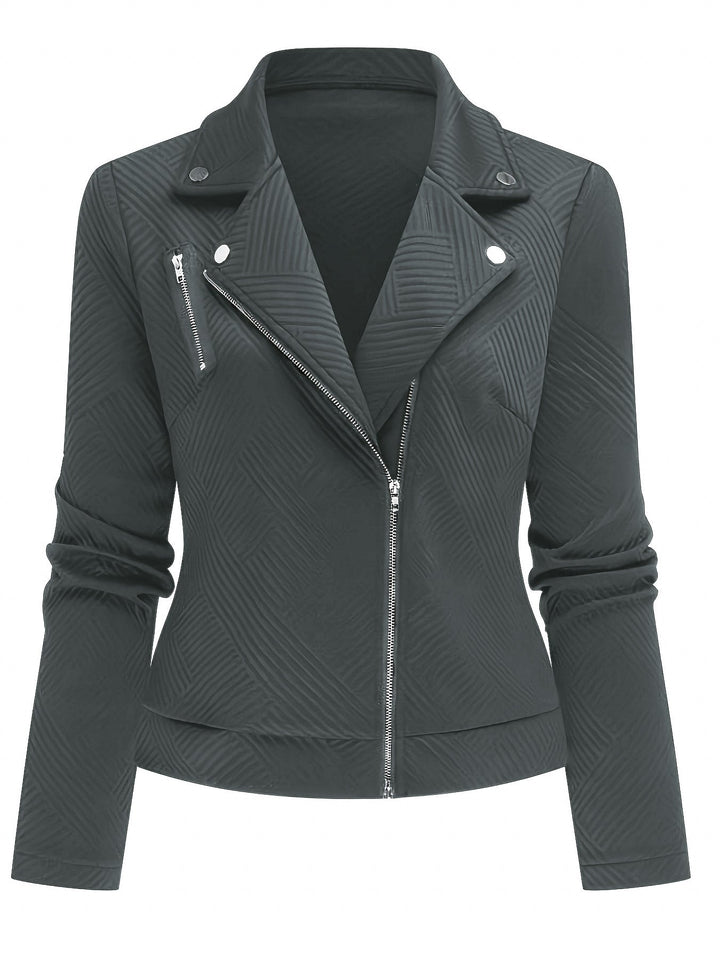 GIACCA BIKER GEOMETRICA PER DONNE