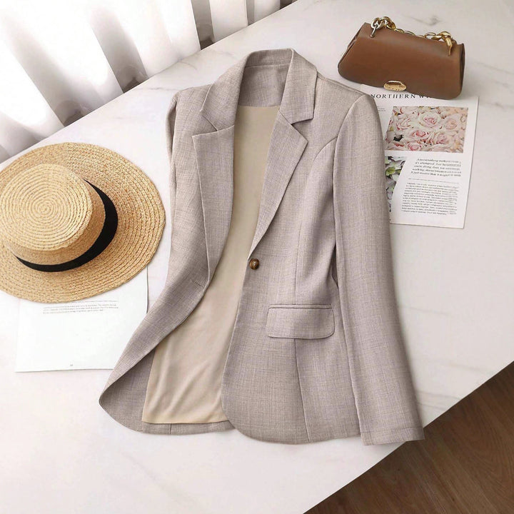 BLAZER DA DONNA ELEGANTE A UN SOLO PULSANTE