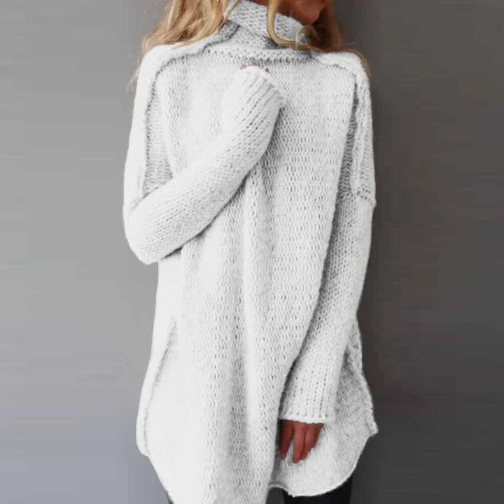TUNICA JUMPER TESTURIZZATA ELEGANTE DA DONNA CON FIT LARGO