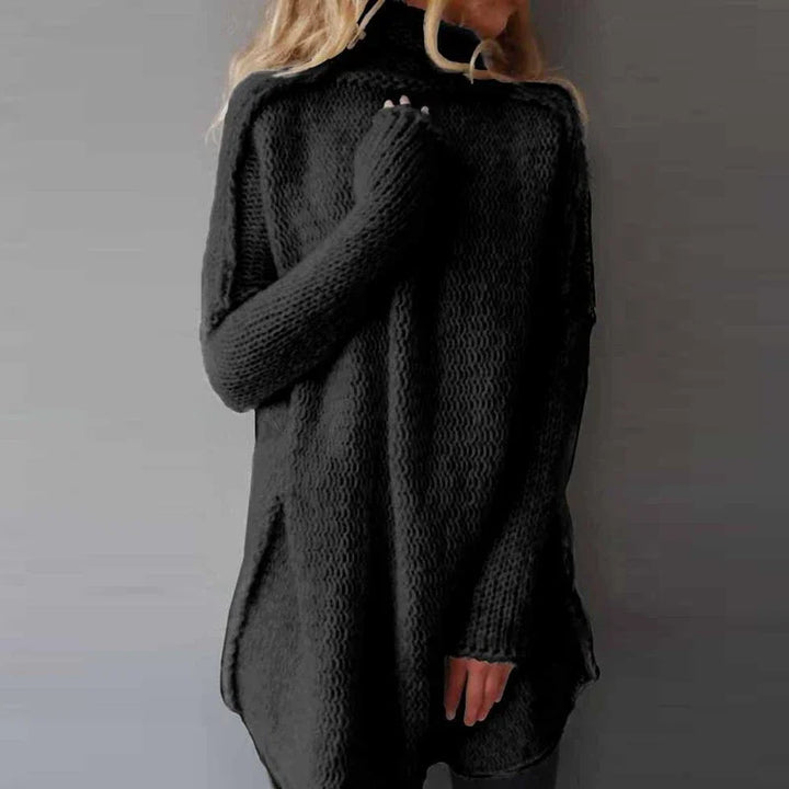 TUNICA JUMPER TESTURIZZATA ELEGANTE DA DONNA CON FIT LARGO