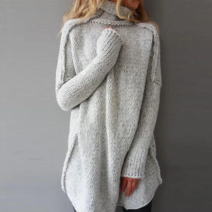 TUNICA JUMPER TESTURIZZATA ELEGANTE DA DONNA CON FIT LARGO