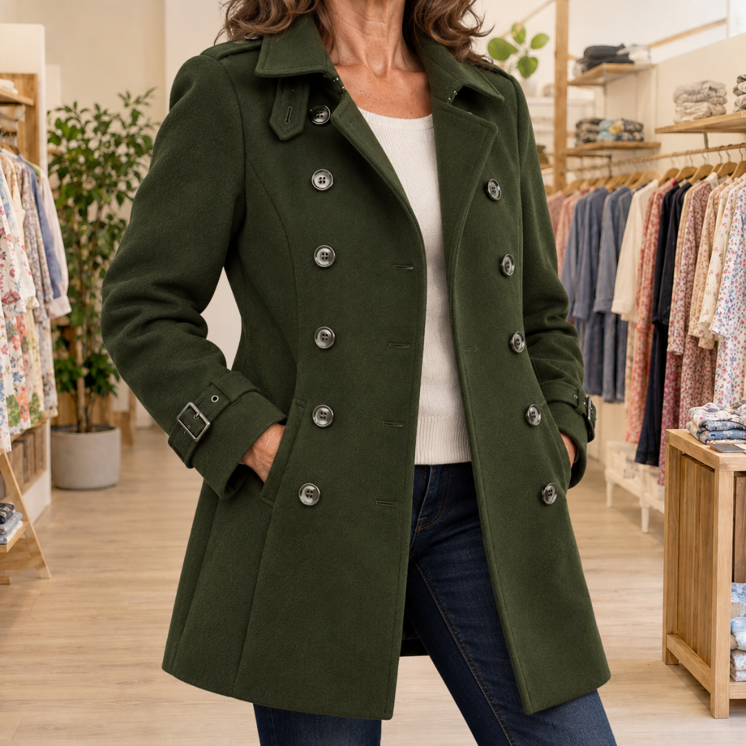 TRENCH LUNGO BOUTONNÉ PER DONNE