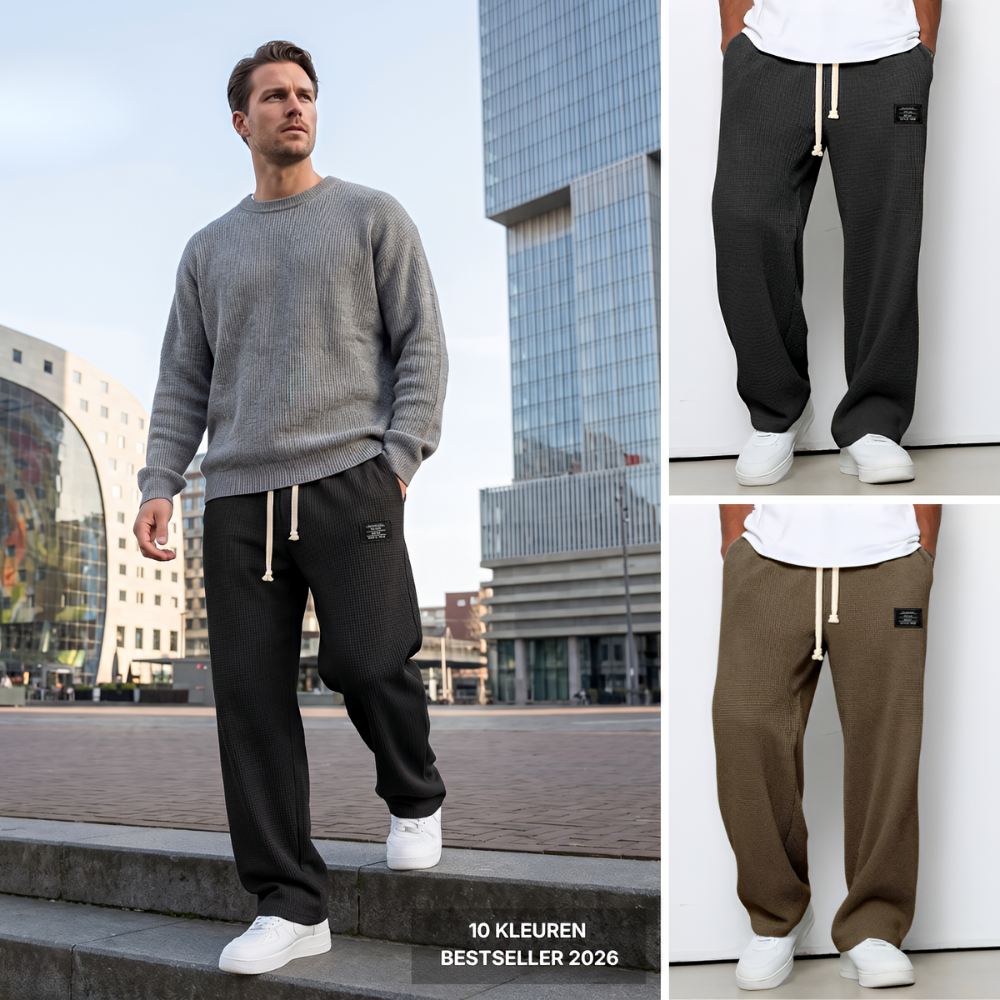 PANTALONI AMPI CON VITA ELASTICATA
