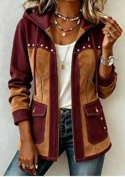HOODIE CONTRASTANTE PER DONNE