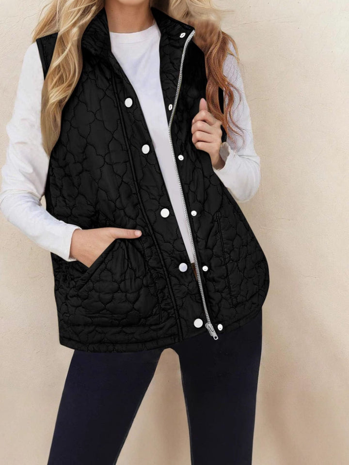 GILET QUILTATO CALDO DA DONNA