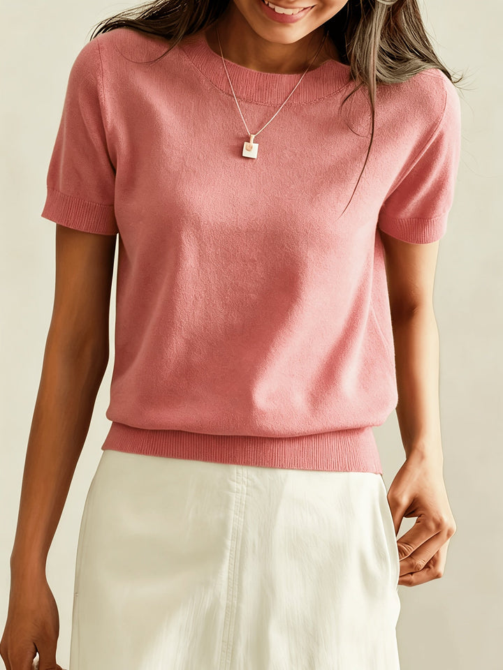 MAGLIONE ESTIVO A MANICHE CORTE PER DONNE