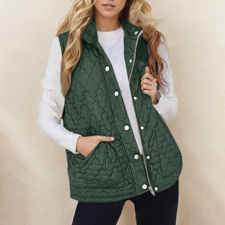 GILET QUILTATO CALDO DA DONNA