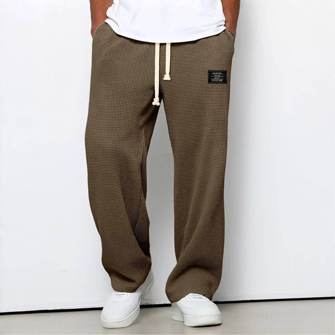 PANTALONI AMPI CON VITA ELASTICATA
