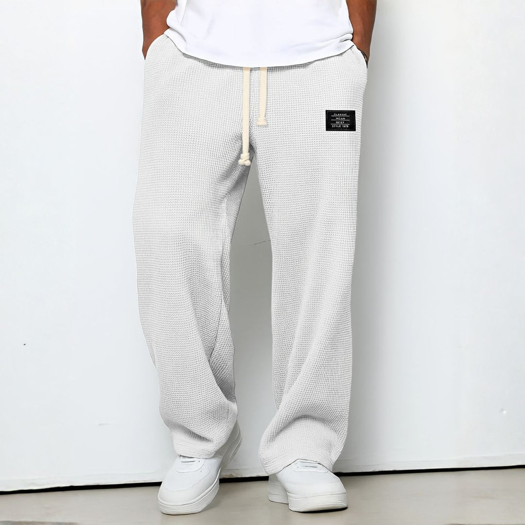 PANTALONI AMPI CON VITA ELASTICATA