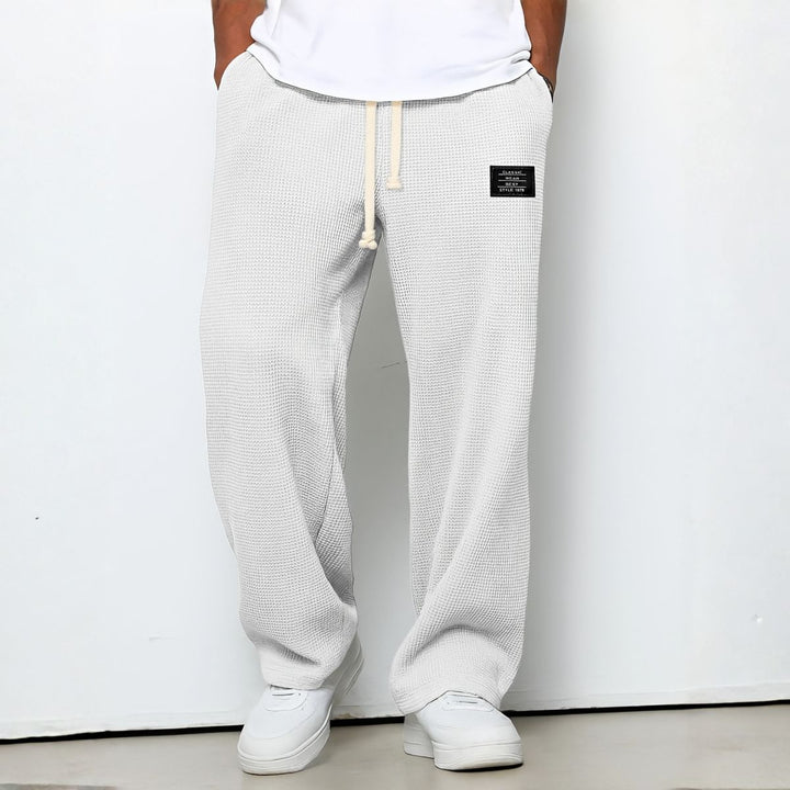 PANTALONI AMPI CON VITA ELASTICATA