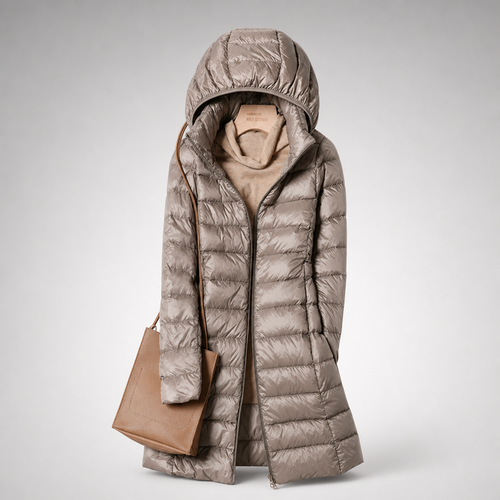 LIVIA ITALIA | Piumino Lungo Ultral leggero Claire