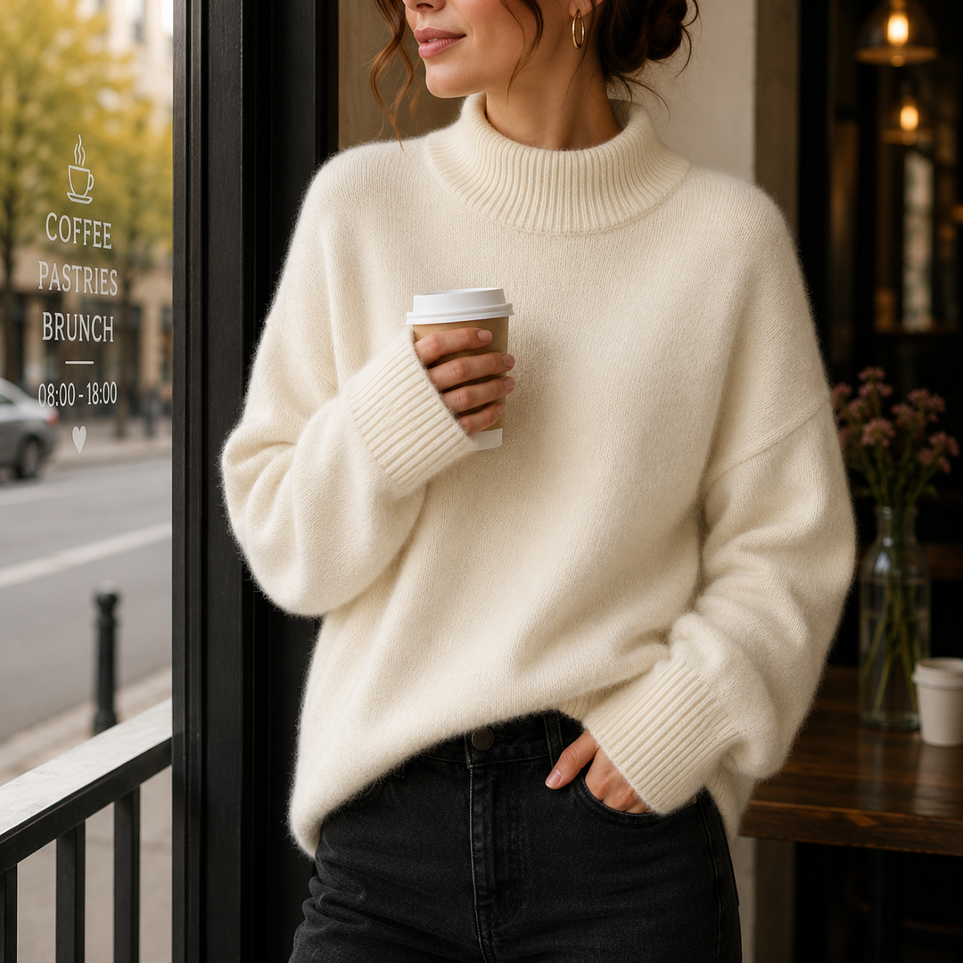 Juniper | Maglione Oversized da Donna con Collo Alto