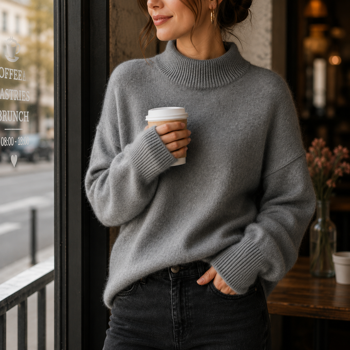 Juniper | Maglione Oversized da Donna con Collo Alto
