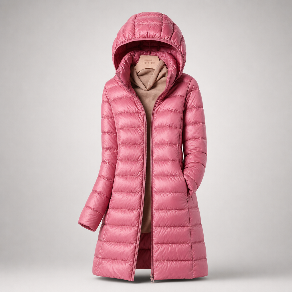 LIVIA ITALIA | Piumino Lungo Ultral leggero Claire