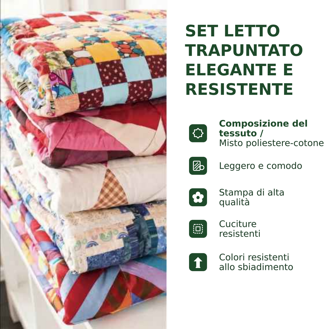 Set Letto Trapuntato - Caratteristiche