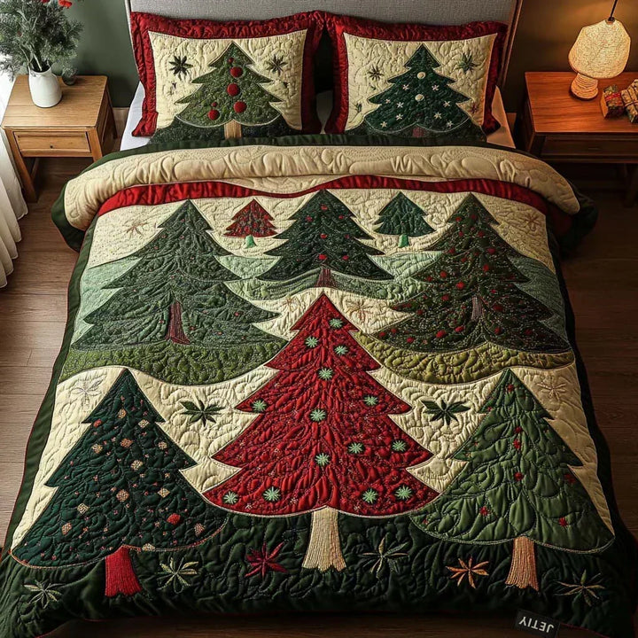 Set Letto Trapuntato 3 Pezzi | Bosco della Gioia - foto 1