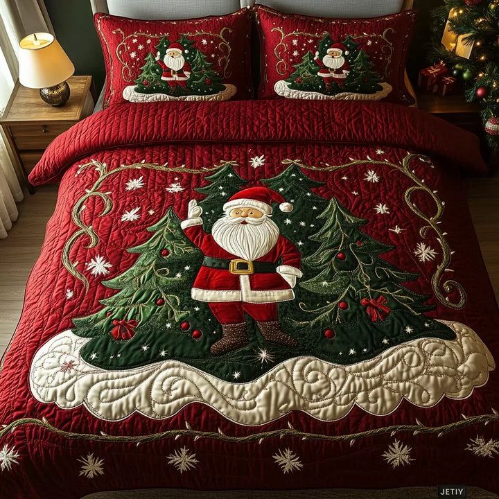Set Letto Trapuntato 3 Pezzi | Laboratorio di Babbo Natale - foto 1