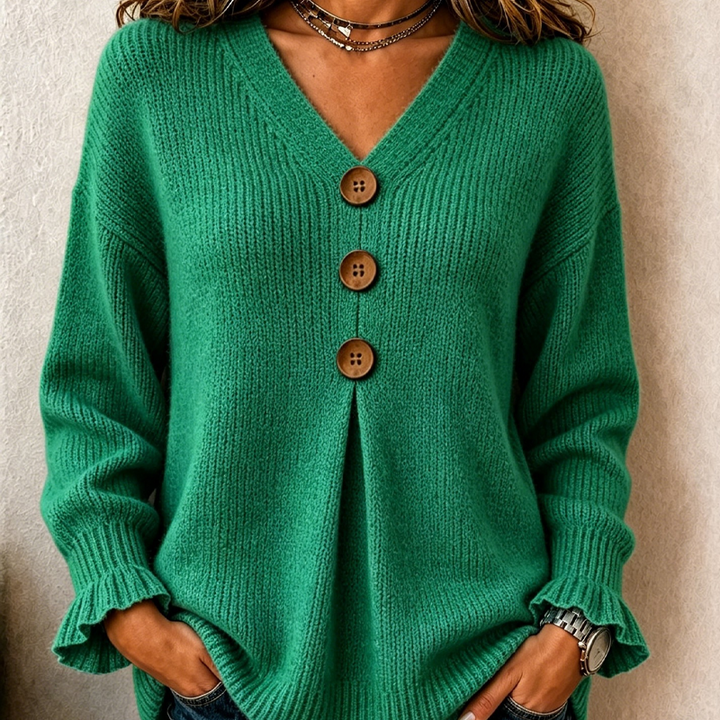 CARDIGAN IN MAGLIA CON MANICHE A CAMPANA PER DONNE