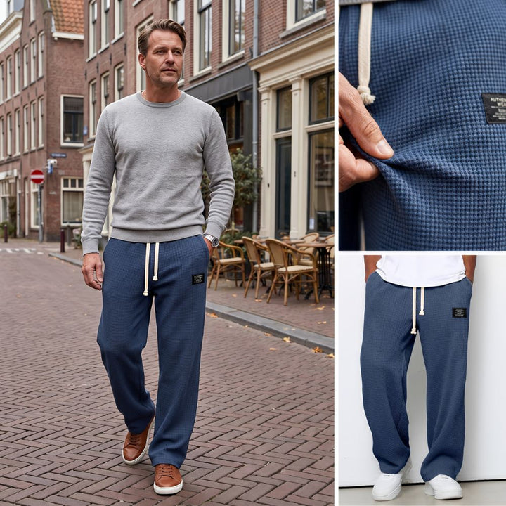 PANTALONI AMPI CON VITA ELASTICATA
