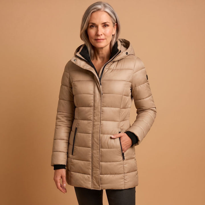GIACCA QUILT A CAPPUCCIO PER DONNE